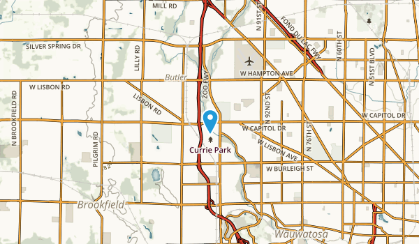 Wauwatosa, Wisconsin Map