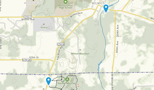 Wilmot, Wisconsin Map