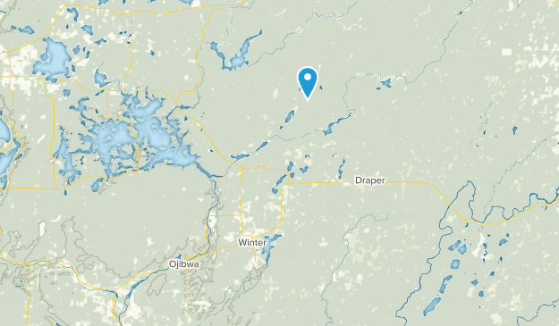 Winter, Wisconsin Map