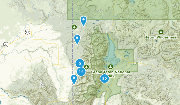 Alta, Wyoming Map