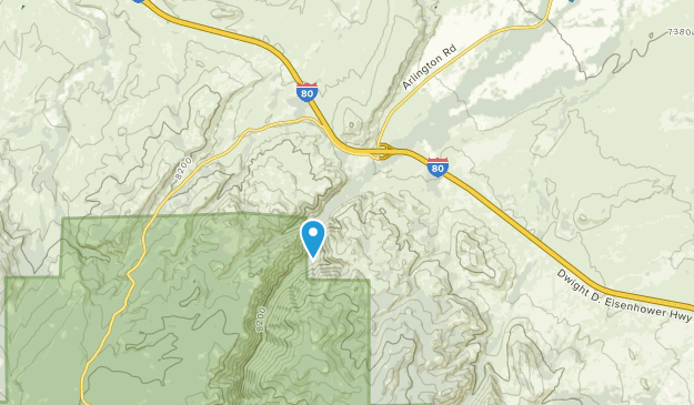 Arlington, Wyoming Map