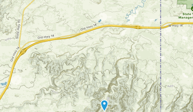 Beulah, Wyoming Map