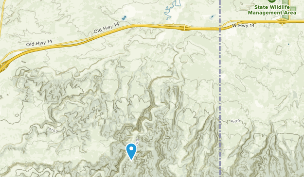 Beulah, Wyoming Map
