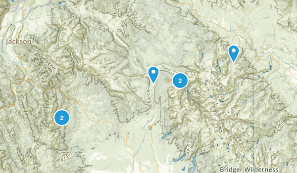 Bondurant, Wyoming Map