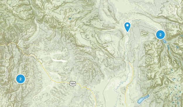 Bondurant, Wyoming Map