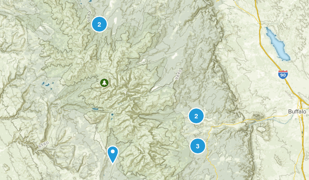 Buffalo, Wyoming Map