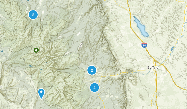 Buffalo, Wyoming Map