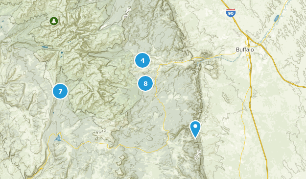 Buffalo, Wyoming Map
