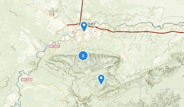 Casper, Wyoming Map