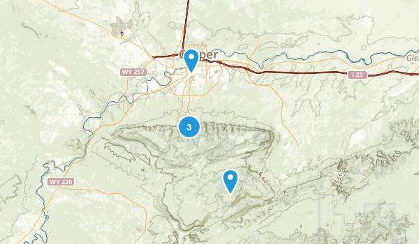 Casper, Wyoming Map