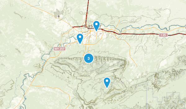 Casper, Wyoming Map