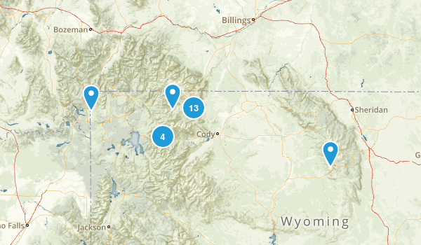 Cody, Wyoming Map