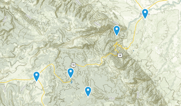 Dayton, Wyoming Map