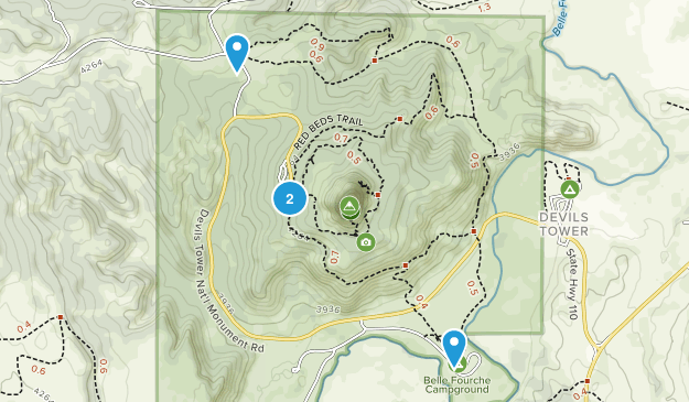 Devils Tower, Wyoming Map