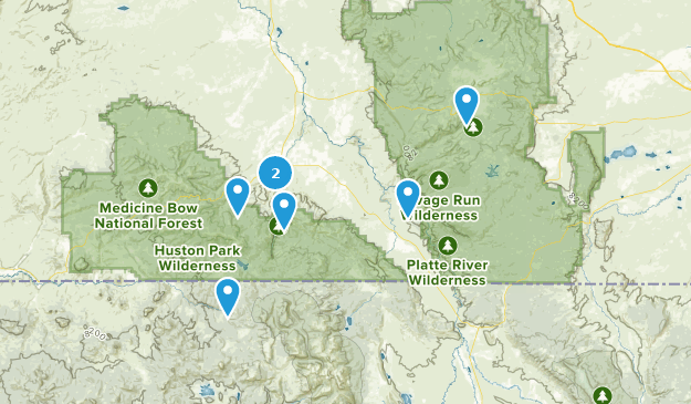 Encampment, Wyoming Map