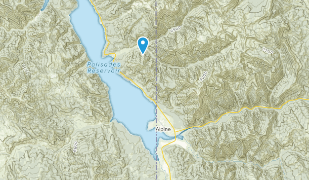 Etna, Wyoming Map