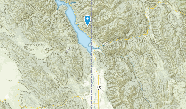 Etna, Wyoming Map