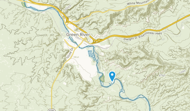 Green River, Wyoming Map