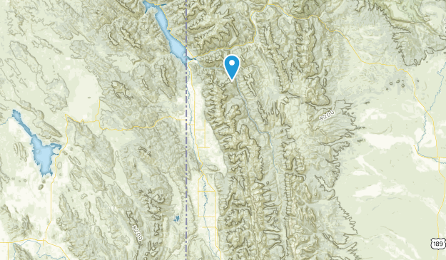Grover, Wyoming Map