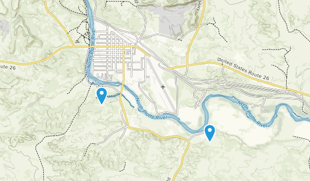 Guernsey, Wyoming Map
