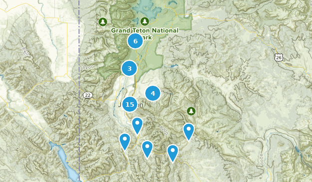 Jackson, Wyoming Map