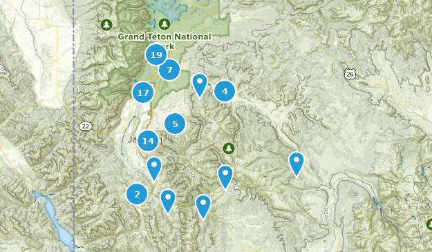 Jackson, Wyoming Map