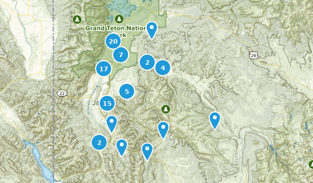 Jackson, Wyoming Map
