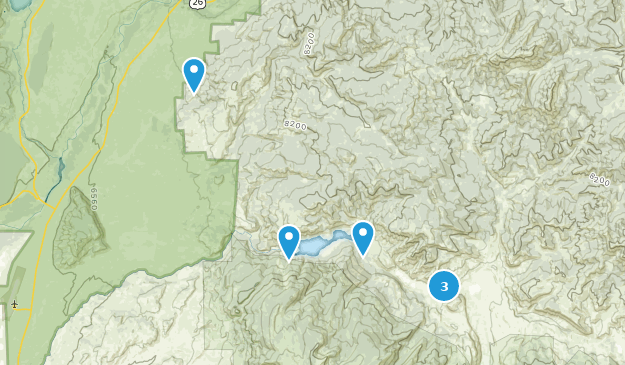 Kelly, Wyoming Map