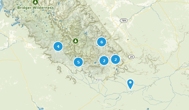 Lander, Wyoming Map