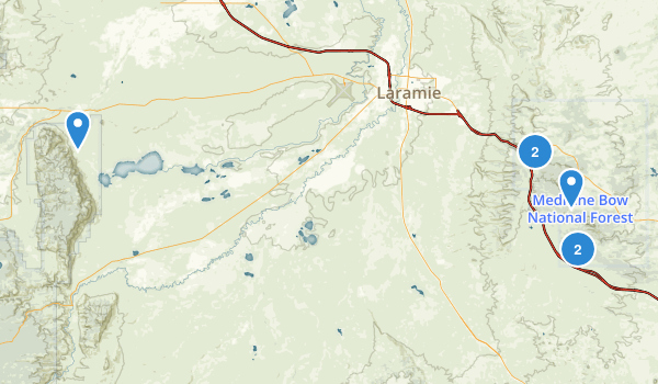 Laramie, Wyoming Map