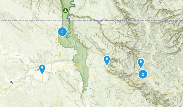 Lovell, Wyoming Map