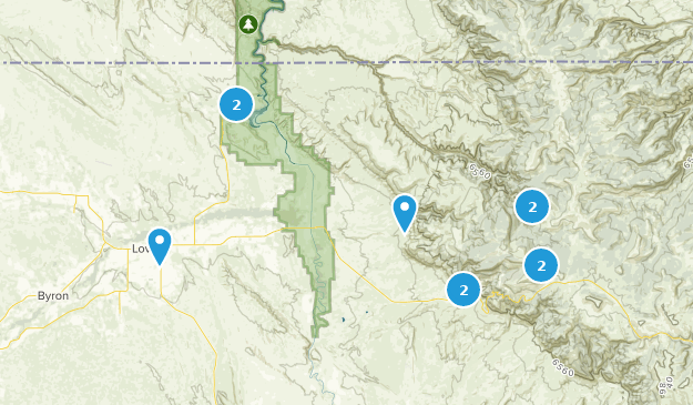 Lovell, Wyoming Map