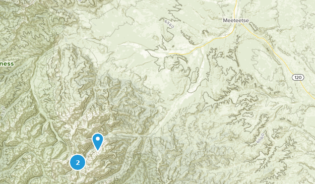 Meeteetse, Wyoming Map