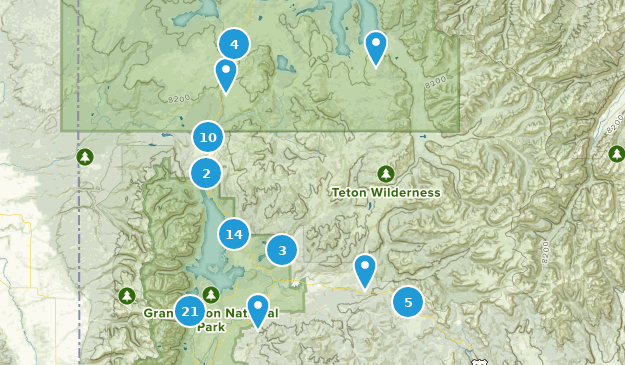 Moran, Wyoming Map
