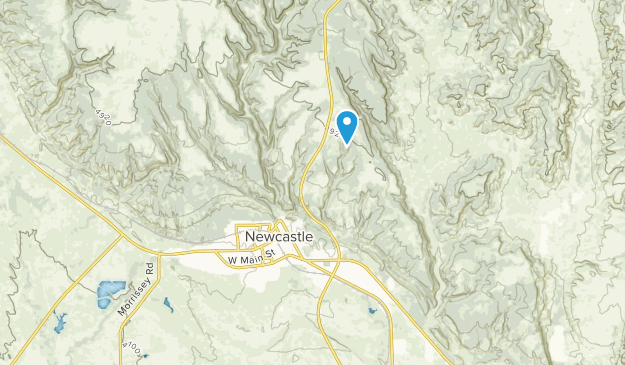 Newcastle, Wyoming Map