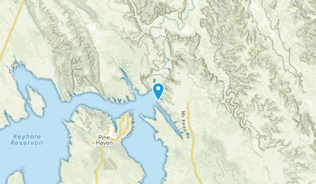 Pine Haven, Wyoming Map