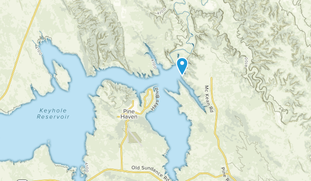 Pine Haven, Wyoming Map