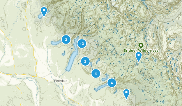 Pinedale, Wyoming Map