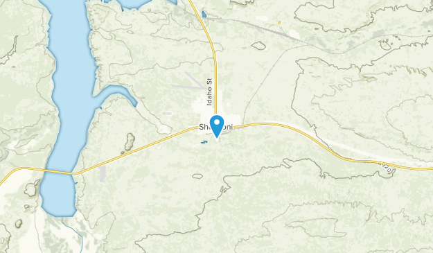 Shoshoni, Wyoming Map