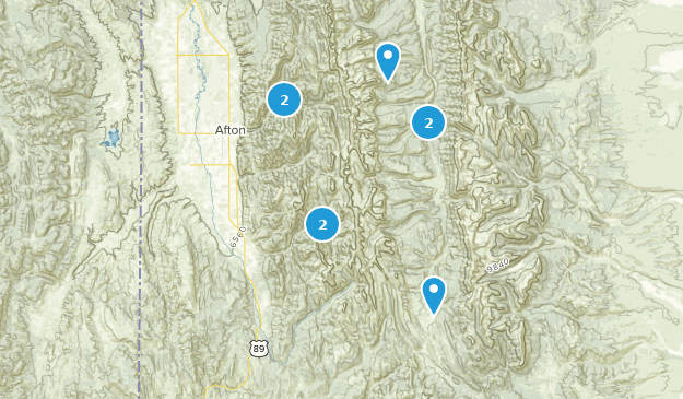 Smoot, Wyoming Map