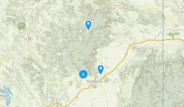 Sundance, Wyoming Map