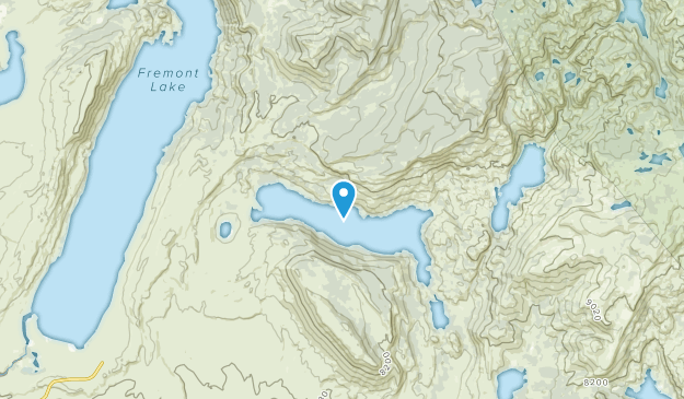 Sylvan Bay Summer Home Area, Wyoming Map