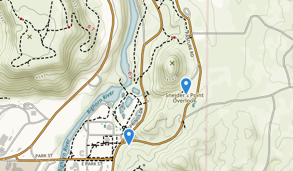 Thermopolis, Wyoming Map