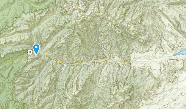 Wapiti, Wyoming Map