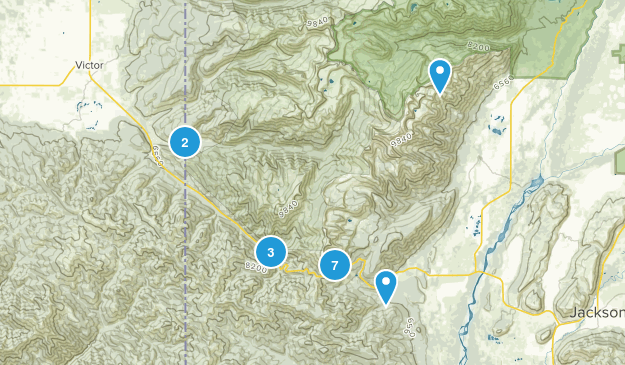 Wilson, Wyoming Map