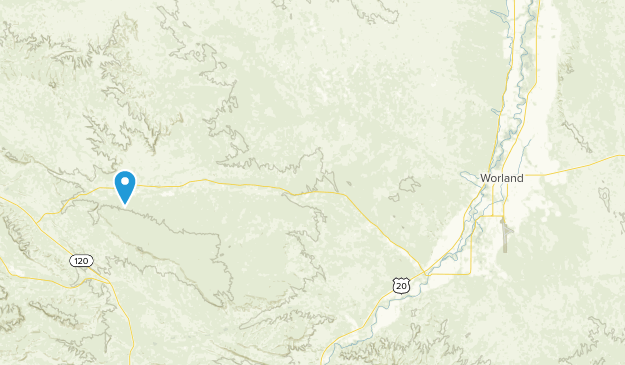 Worland, Wyoming Map