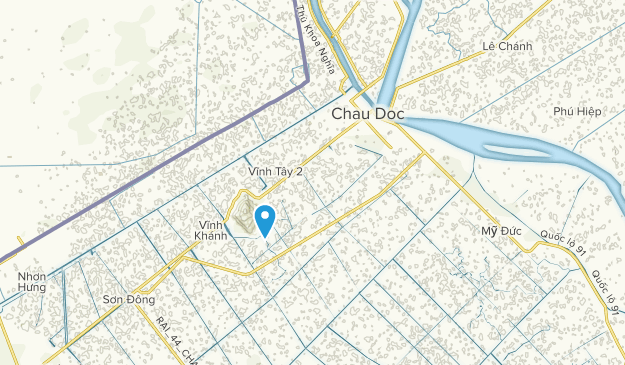 Châu Dôc, Province d'An Giang Map