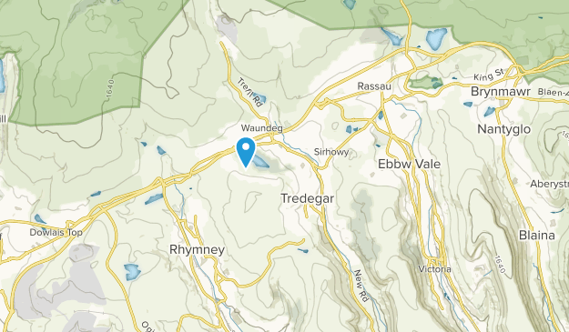 Tredegar, Blaenau Gwent Map