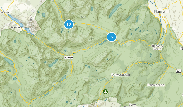 Dolwyddelan, Conwy Map