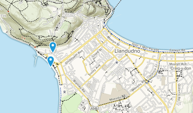 Llandudno, Conwy Map